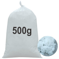 Füllwatte waschbar Kuscheltiere Kissenfüllung Füllmaterial Bastelwatte Stopfwatte - Faserbällchen 500g