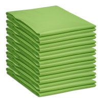 Baumwolle Bettlaken ohne Gummizug Grün 240 x 250 cm