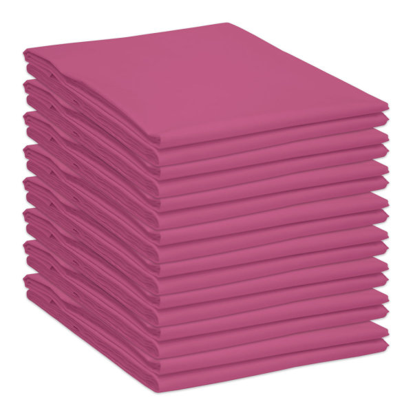 Baumwolle Bettlaken ohne Gummizug Klassische Betttücher Pink 210 x 240 cm