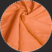 Baumwollstoff Meterware 50 x 240 cm Orange Einfarbig