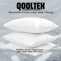 Kissen-Inlett ohne Füllung aus Baumwolle | 2er, 4er, 6er, 8er und 10er Pack | Inlett mit Reißverschluss | Innenkissen leer, Füllkissen Ungefüllt