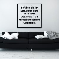 Kissen-Inlett ohne Füllung aus Baumwolle | 2er, 4er, 6er, 8er und 10er Pack | Inlett mit Reißverschluss | Innenkissen leer, Füllkissen Ungefüllt