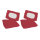 Universal 2er Pack Jersey Kissenbezug Rot