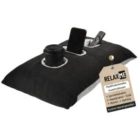 Relax-ME Kissen mit Tablet- & Getränkehalter,...