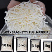 Kissenfüllung Latex Spaghetti 250g - Speziell entwickelt für ergonomische Unterstützung