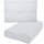 Nackenkissen Bezug 40 x 80 cm Weiß Vollschutzbezug für Gesundheitskissen Nackenstützkissen