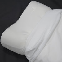 Nackenkissen Bezug Inlett 40 x 80 cm Weiß für Nackenstützkissen Gesundheitskissen Füllkissen ohne Füllung