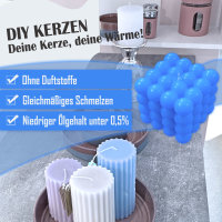 Paraffinwachs für Kerzen 1,5kg PREMIUM fein Granulat unbeduftet