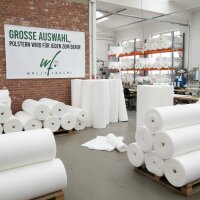 Volumenvlies 100g (m²) 10mm Meterware - 30 bis 150 cm Breite - Polstervlies mit Öko-Tex