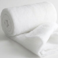 Volumenvlies Meterware - 500g/m² 50mm - verschiedene Breiten auswählbar - Polstervlies ideal für Polsterungen, Stepparbeiten, Kissenfüllung usw.