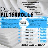 Filterrolle 1,6 m breit – zuschneidbare...
