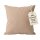 Kissenbezug 30x30 cm Graubraun | 100% Baumwolle | Atmungsaktive PREMIUM Kissenhülle mit verdecktem Reißverschluss