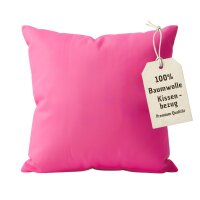 Kissenbezug 25x25 cm Pink | 100% Baumwolle |...